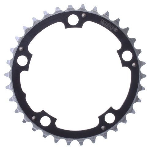 Origin8 Alloy Ramped Chainrings, 94mm x 32t, Black/Silver