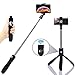 HiSayee Selfie Stick Bluetooth, Extendable Selfie Stick Tripod, Phone Tripod with Wireless Remote Shutter Compatible with iPhone Xs Max Xr X 8 7 6 6s 5 Plus, Android, Samsung Galaxy and More