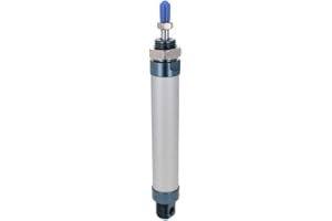 Othmro MAL16x50 Air Cylinder 0.63in Bore 1.97in Stroke Double Action Air Cylinders M5 Single Rod Double Acting Aluminium Alloy Penumatic Quick Fitting Mini Air Cylinder for Pneumatic Hydraulic System