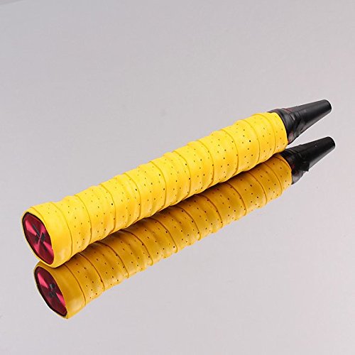 image for AUCH 5Pcs Absorb Moisture and Anti-slip Overgrip Grips Tape for Squash