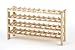 Seville Classics 40-Bottle Birchwood Wine Rack