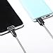 Micro USB Cable, 6ft+10ft (3 pack) Double Side Extra Long Micro USB to USB 2.0 Cable, A Male to Micro B Sync and Charging Cord for Android/Samsung/HTC/Windows/MP3/Camera and More(Grey)