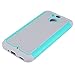 HTC Bolt Case, LK [Shock Absorption] Drop Protection Hybrid Armor Defender Protective Case Cover for HTC Bolt (Mint)