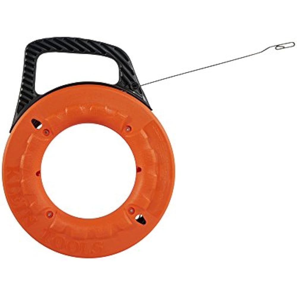 Fish Tape, 65Foot, Great For Long Runs And Heavy Duty Wire Pulls