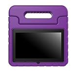 MoKo Dragon Touch Y88 Case - Kids Shock Proof Convertible Handle Light Weight Super Protective Stand Cover for Dragon Touch Y88X Plus / Y88X / Y88 / Q88 A13 7 Inch, Alldaymall A88X 7 Inch, PURPLE