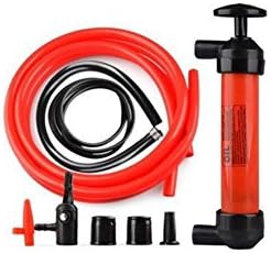 Liquid Transfer Manual Plastic Sucker Pump Siphon Hand Pump For Gas, Oil, Air, &amp; Other Fluids