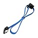 Sata cable TXLOVE 18 Inch SATA III 6.0 Gbps Data Cable with Locking Latch and 90-Degree Plug, 10x Sata Cable Blue