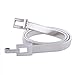Tanpie Skinny Waist Belt of Women Elastic Metal Stretch Chain Belt Silver 29''