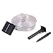 WONFAST 100 LEDs Solar Rope String Lights, Waterproof 39ft/12M Copper Wire Outdoor Tube Fairy String Lights for Christmas Garden Yard Path Fence Tree Backyard (Blue)