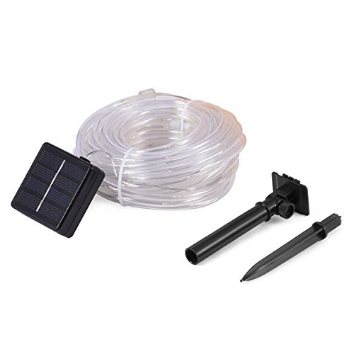 100 LEDs Solar Rope String Lights,WONFAST Waterproof 39ft/12M Copper Wire Outdoor Tube Fairy String Lights for Christmas Garden Yard Path Fence Tree Backyard (Purple) - Thumbnail 7