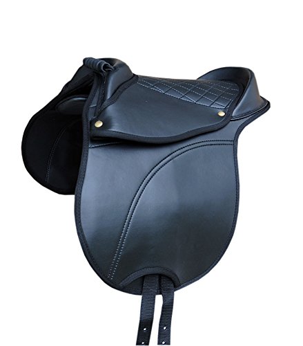 AMKA Pony Shetty Saddle Riding Cushion with Handle Adjustable Saddle Cushion Also Suitable for Wooden Horses Equestrian Horse Cub Saddle