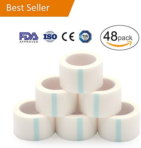Excellence Medical Paper Tape, Hypoallergenic Surgical Paper Tape, White, 1" x 10 Yards, 48 Rolls
