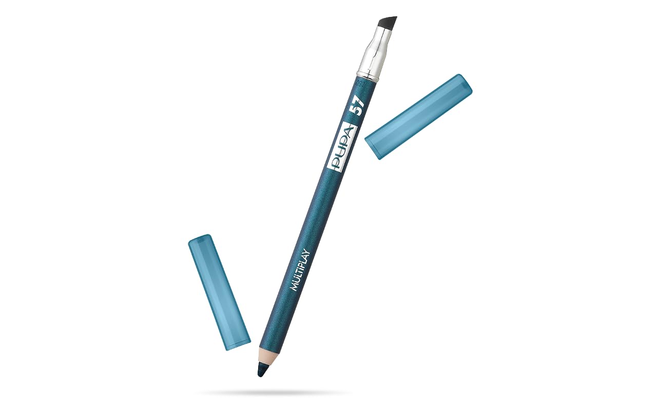 Pupa Milano Multiplay Eye Pencil - 57 Petrol Blue For Women 0.04 oz Eye Pencil