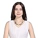 7 Planet Necklace,Solar System Handmade Charm Necklace with double-sided glass crystal ball for female teachers