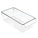 iDesign Linus Plastic Fridge and Freezer Storage Organizer Bin with Handle, Clear Container for Food, Drinks, Produce Organization, BPA-Free , 11.5