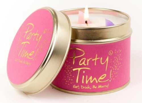 Lily Flame Scented Candle in a Presentation Tin - Party Time