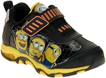 Despicable Me Toddler Boys Minions Light Up Velcro Strap Running Shoes (7)
