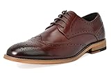 Bruno Marc Men's Waltz Italian Genuine Leather Collection Dress Oxfords Shoes