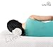 LitoTree Support Neck Roll Pillow - Cervical Bolster with Comfort Memory Foam Support for Spine, Neck, Back, Lumbar - Removable Washable Soft Cover- 18 x 4.5 inch for Stress Pain Relief