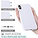 Pofesun Silicone Case Fits for iPhone Xs (2018)/ iPhone X(2017) 5.8 inch, 5 Pack Ultra Slim Thin Soft TPU Rubber Gel Phone Case Cover Compatible with iPhone 10/X/XS - White,Pink,Mint,Purple,Blue
