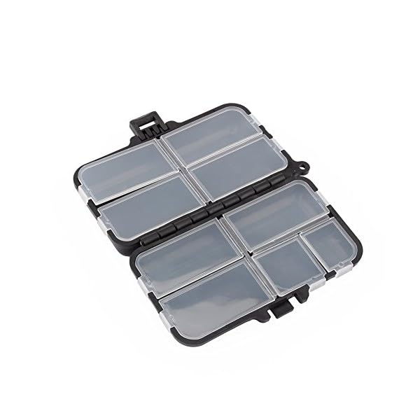 Yosoo-Strong-Plastic-Portable-Light-Weight-Fishing-Storage-Box-Fishing-Lure-Bait-Tackle-Waterproof-Storage-Box-Case-with-26-Individual-Compartments-Black