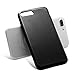 technext020 iPhone 7 Plus Black Artificial Leather Case/iPhone 8 Plus Black Leather Case, Ultra Slim Fit Artificial PU Synthetic Leather Case Shock Resistance Cover for iPhone 7 Plus / 8 Plus Black