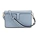 Michael Kors Pebbled Leather Convertible Crossbody- Powder Blue