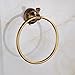 Rozin® Antique Brass Bath Towel Ring Rack Wall Mounted