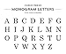 CORNER MONOGRAM NOTEPAD - Personalized Stationery / Stationary Note Pad