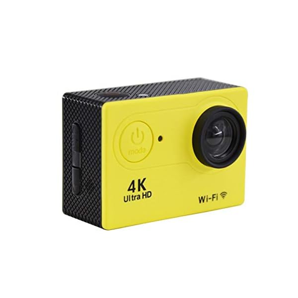 H9-Action-Kamera Ultra HD 4K / 30fps WiFi 2.0" 170D Wasser wasserdichte Videoaufzeichnung Kameras Sport Cam F11.11C (Bundle : 32 G, Color : Yellow)