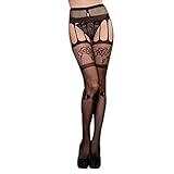 Susenstone®Womens Lingerie net Lace Top Garter Belt Thigh Stocking Pantyhose