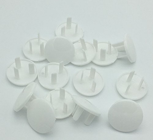 36 Pieces White Electric Socket Outlet 3 Plugs Safety Cover Protectors Caps for Baby Children Kids Infrant - Thumbnail 3