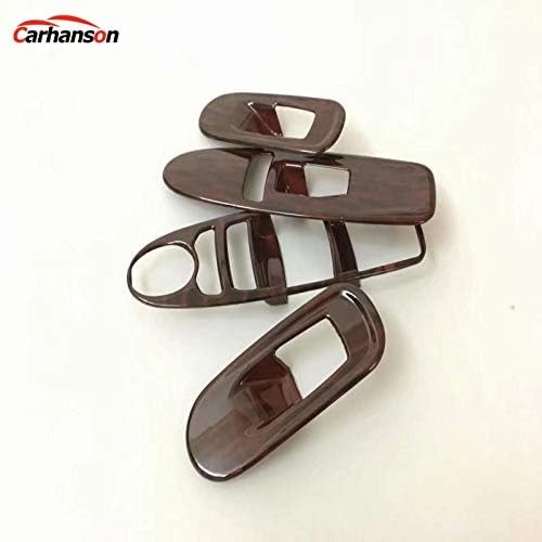 For Car Styling Accesorios Nissan Patrol Y62 2017 2018 Chrome Window Rises Cover Window Lift Panel Frame Cover Trim Car Sticker (Black)
