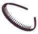 STHUAHE Woman 5PCs Multicolor Protection Resin Teeth Comb Hair Hoop Hairband Headband Hair Accessories by Beauty hair (5 Color)