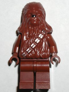 EGO Star Wars Chewbacca Minifigure (Dark Brown) from 7965 (Bagged)