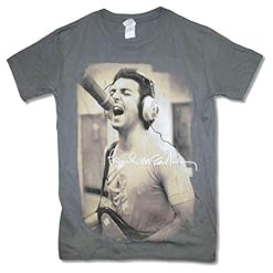 Paul Mccartney Studio Singing Pic Image Mens T-Shirt Beatles - Les Beatles, Paul McCartney, John Lennon, RIngo Starr, George Harrison