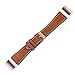 Wearlizer Slim Guneine Leather Watch Band Compatible with Fitbit Charge 2, Charge 2 hr Accessories Replacement Wristband Srap Bracelet for Men Women Small Large T Type