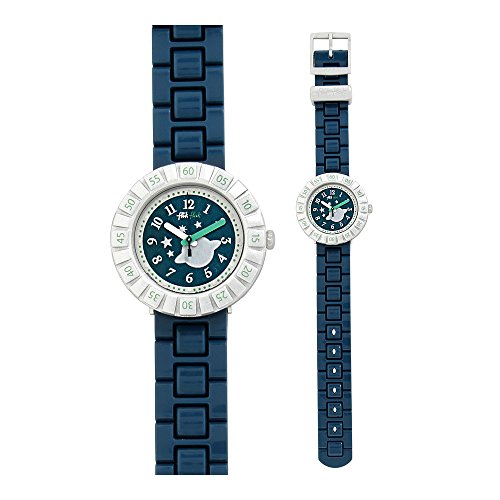 Flik Flak CA Tourne Green Dial Plastic Strap Boy's Watch ZFCSP064 Flik Flak CA Tourne Green Dial Plastic Strap Boy's Watch ZFCSP064