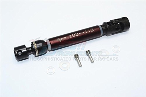 Traxxas TRX-4 Trail Defender Crawler Upgrade Parts Front Main Shaft with Steel Joint And Aluminum Body - 1Pc Set Brown