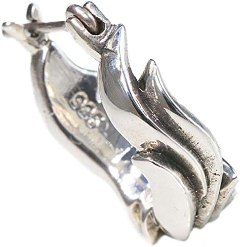 フープピアス 定番 フェザー アラベスク ゴシック ピアス リング ピアスリ アクセサリー シルバー９２５ 片方ピアス イヤリング メンズ レディース フープ