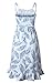 Angashion Women's Dresses - Summer Boho Floral Spaghetti Strap Belt Swing A line Midi Dress 121 Black M