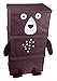 Clever Creations Cute Bear Stackable Storage Organizer Collapsible Storage Box Any Room | Perfect Size Chest for Organizing Dog Toys, Clothes, Shoes and More!