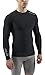 Sub Sports Mens Winter Warm Vest Long Sleeve Thermal Base Layer Fleece -M Black