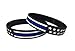 Thin Blue Line American Flag Bracelet