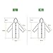 Unigear Portable Raincoat Rain Poncho with Hood and Sleeve (White, L)