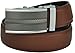 Hampton Men's Leather Belt with Innovative Contempo Magnum Ratchet Belt Buckle - One Size Fit, Saddle Tan