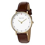 June & Ed Quartz Stainless Steel Women's Watch with Sapphire Crystal Dial Window W-2011