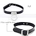 ETHOON Adjustable Leather Choker Collar Soft PU Circle Punk Choker Necklace for Women Girls, Black