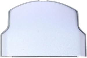 VANJUNN Replacement Battery Back Cover Case for PSP2000 PSP3000 Protective Case Cover Battery Back Cover for PSP 2000 3000 (Silver)