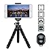 LENVOD â Cell Phone Tripod â Flexible iPhone Tripod for iPhone | Samsung | DSLR | GoPro â Portable Universal Camera Tripod Stand | Ball Head Octopus Tripod â with Remote Shutter Control iOS & Android